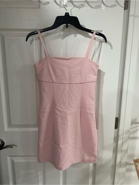 Classic Pink Mini Slip Dress - Women